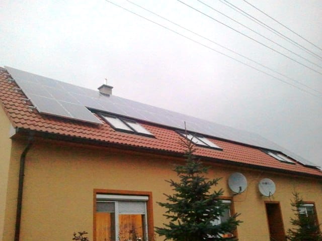 Rodinný dom - fotovoltická elektráreň