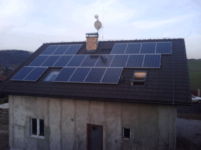 Rodinný dom - fotovoltická elektráreň